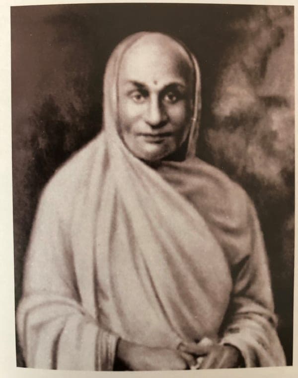 Portrait of Shankaracharya Dr. Kurtakoti, former National President of the Akhil Bharat Hindu Maha Sabha